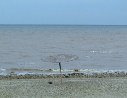 Декабрьский пляж. Азовское море.
