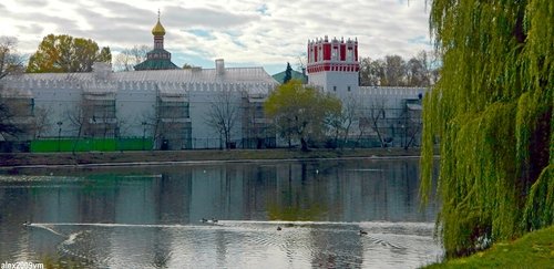 Плавали утки у монастыря