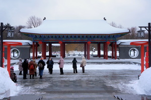 Парк Хуамин зимой