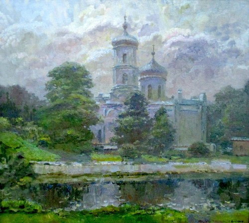 Сергей Ерёмин. Свет над храмом. 2005 год.