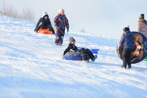 зимняя горка