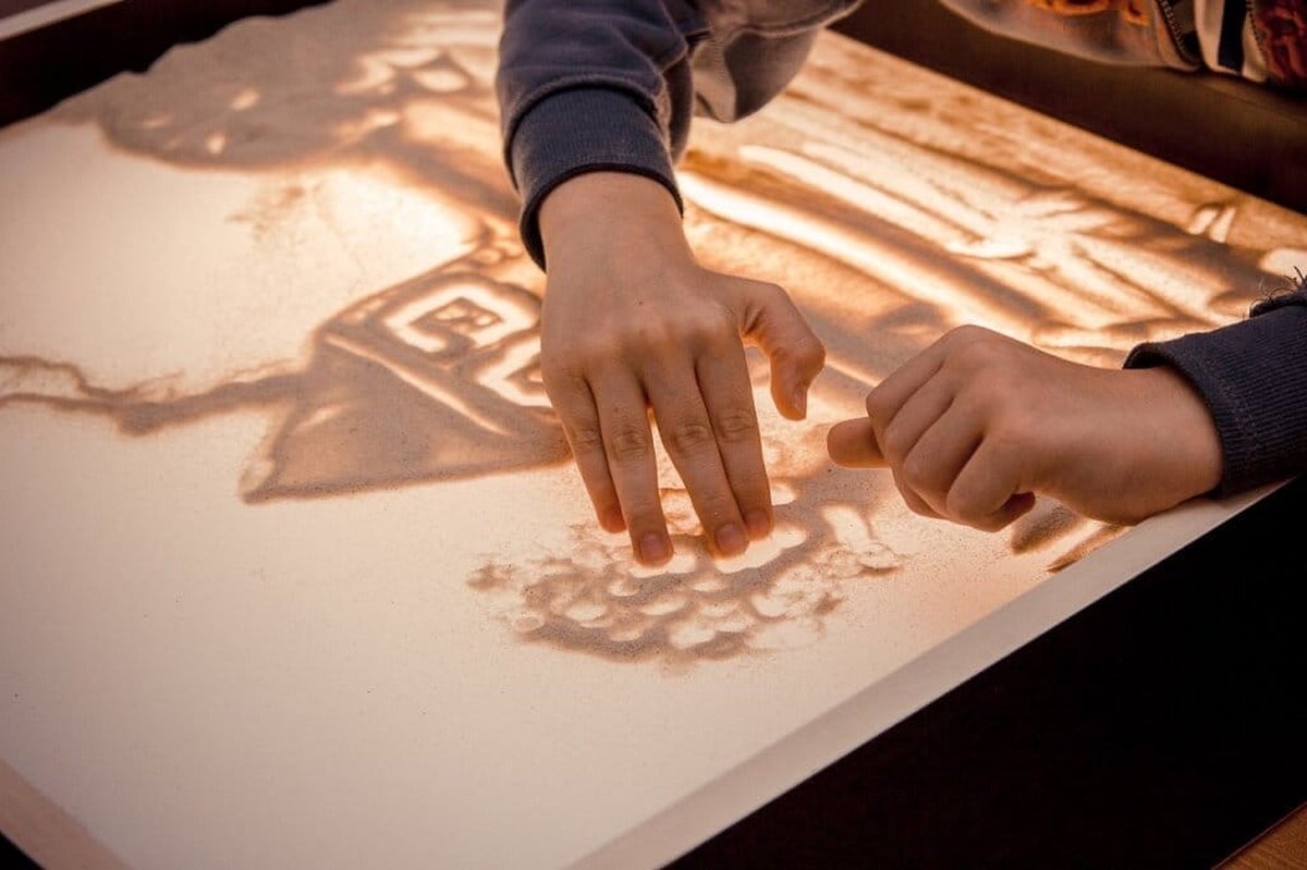 стол для рисования на песке своими руками