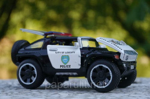Машинка WB 1:32 Hummer полиция открываются багажник/капот Машинка WB 1:32 Hummer полиция открываются багажник/капот