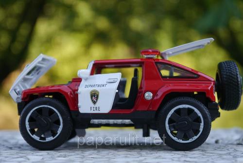 Машинка WB 1:32 Hummer пожарная Машинка WB 1:32 Hummer пожарная