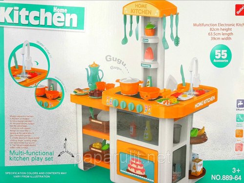Большая игрушечная кухня с водой 82 сантиметра Большая игрушечная кухня с водой 82 сантиметра