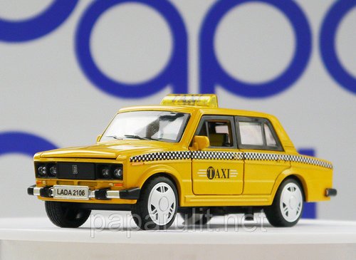 Машинка Lada 2106 такси открываются двери капот багажник фары звук Машинка Lada 2106 такси открываются двери капот багажник фары звук