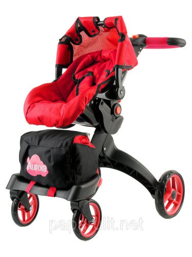 Кукольная коляска Buggy Boom Aurora с сумочкой Кукольная коляска Buggy Boom Aurora с сумочкой