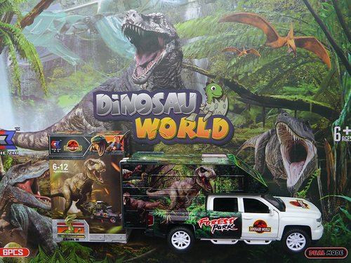 Машинка с динозавром Chevrolet Dinosaur World 1/32 Машинка с динозавром Chevrolet Dinosaur World 1/32