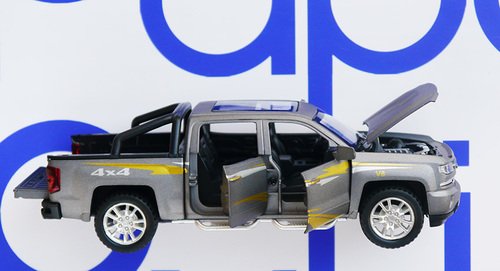 Silverado пикап открываются двери, капот, кузов 1/32 Silverado пикап открываются двери, капот, кузов 1/32
