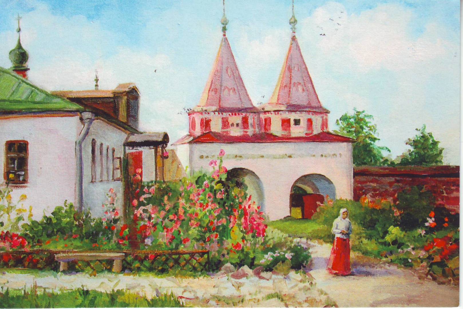 Спасо Евфимиев монастырь живопись рисунок