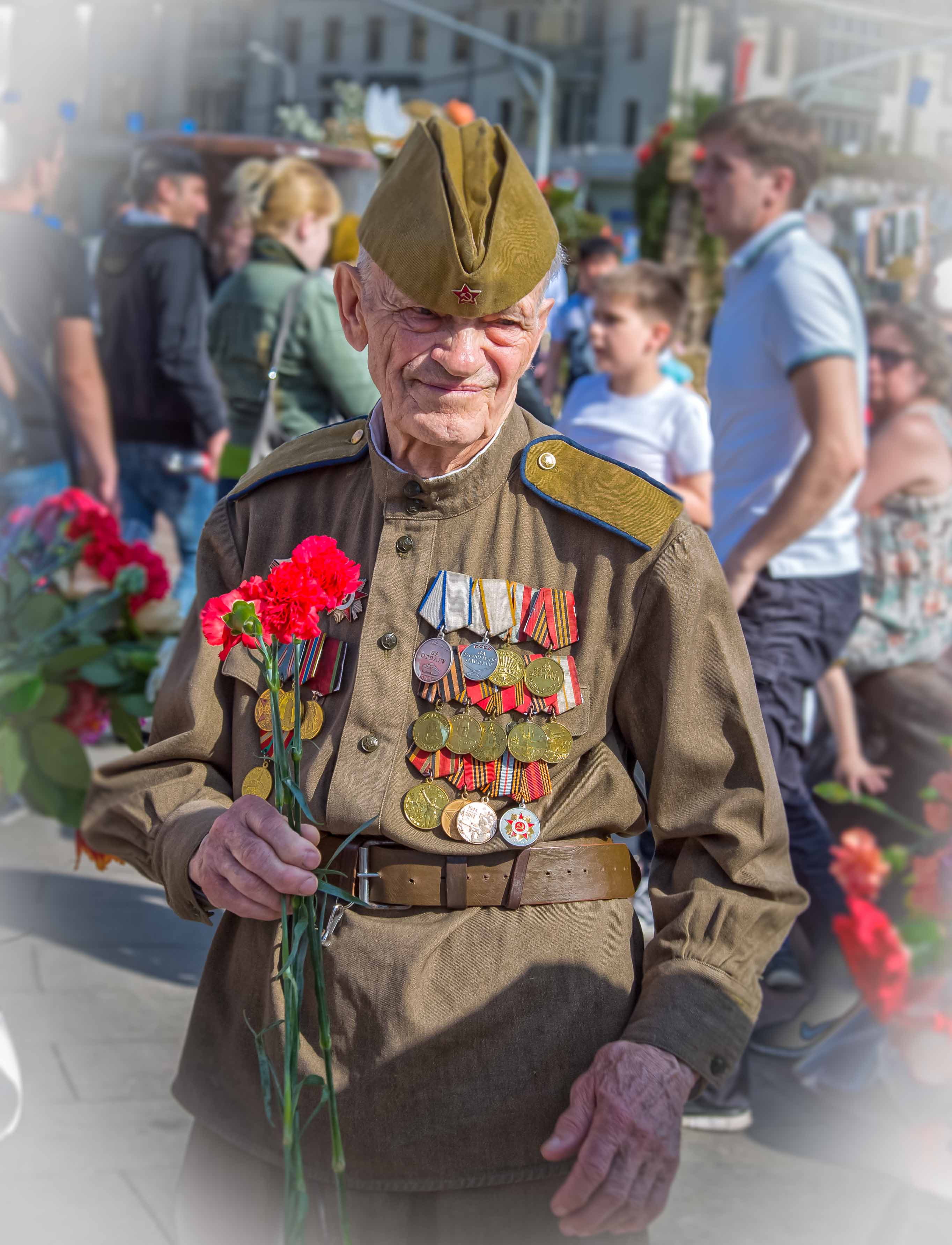 Фото солдат в день победы