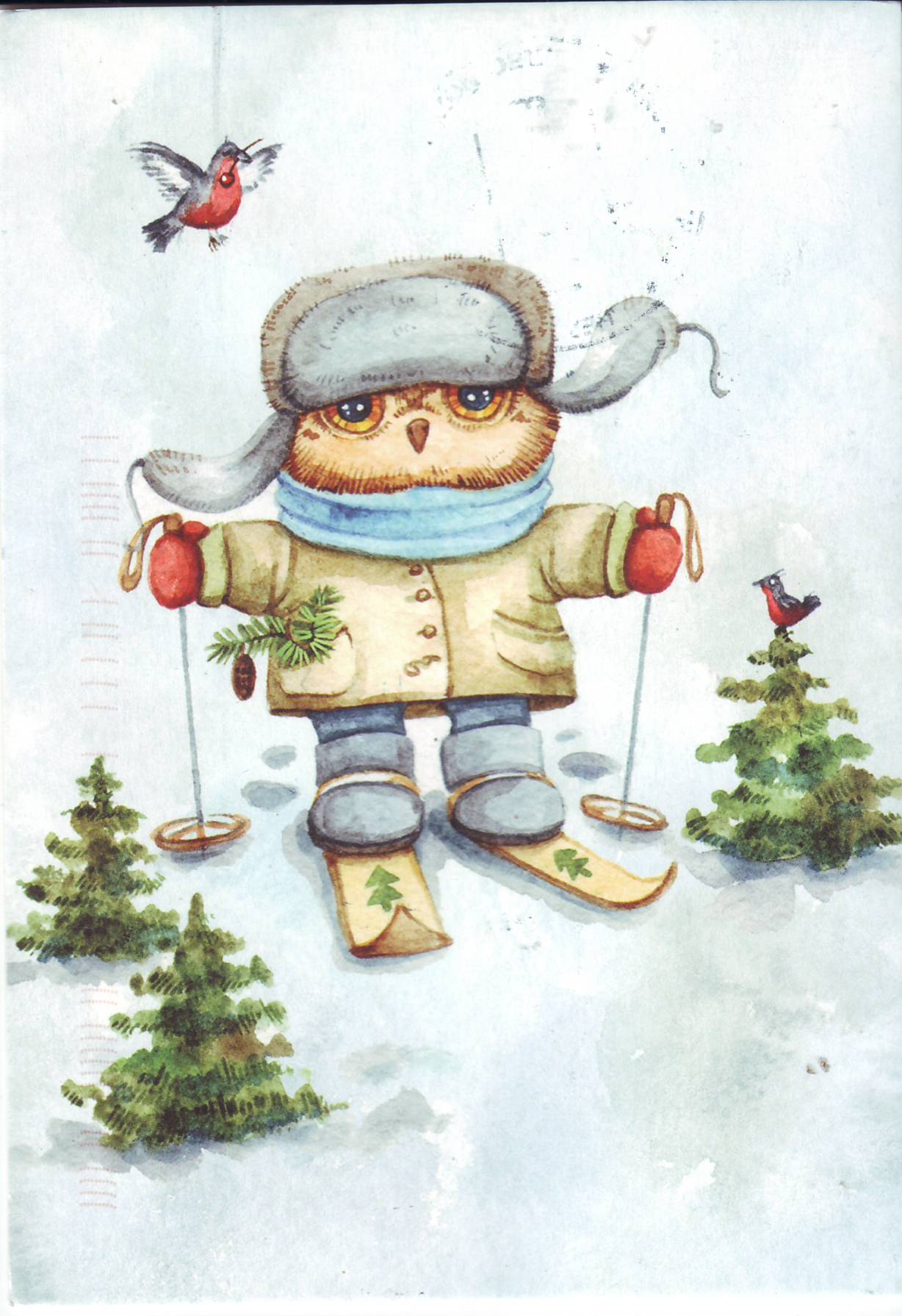 Совы инги измайловой. Лыжный парк ретселя сова деревня. Совенок лыжник. Сова лыжный. Пингвиненок милый на коньках.