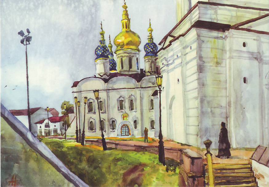 Крутые клумбы, тобольск открытка