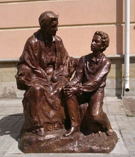 Пушкин с Ариной Радионовной