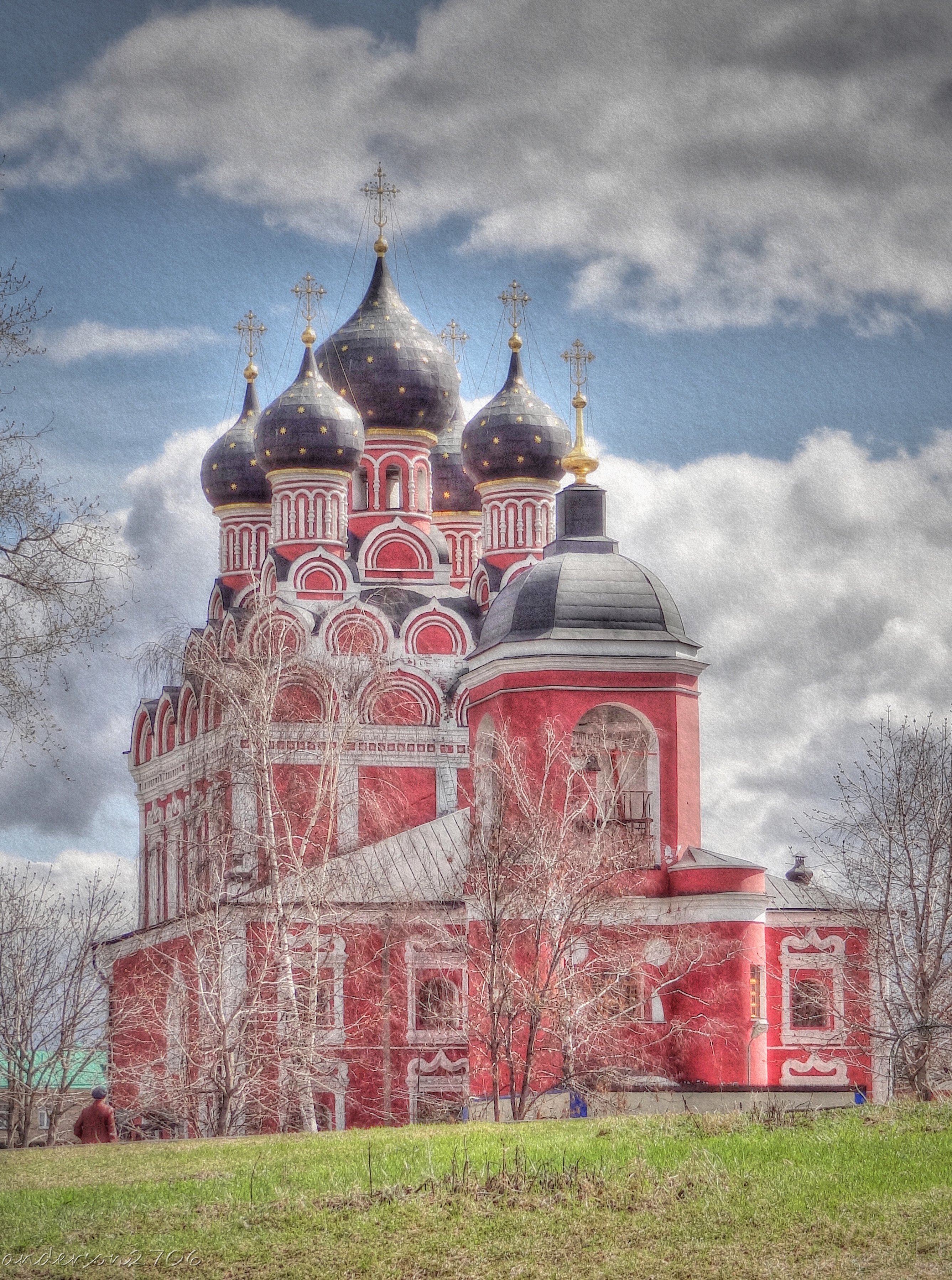 Тихвинский храм в Алексеевском 1888