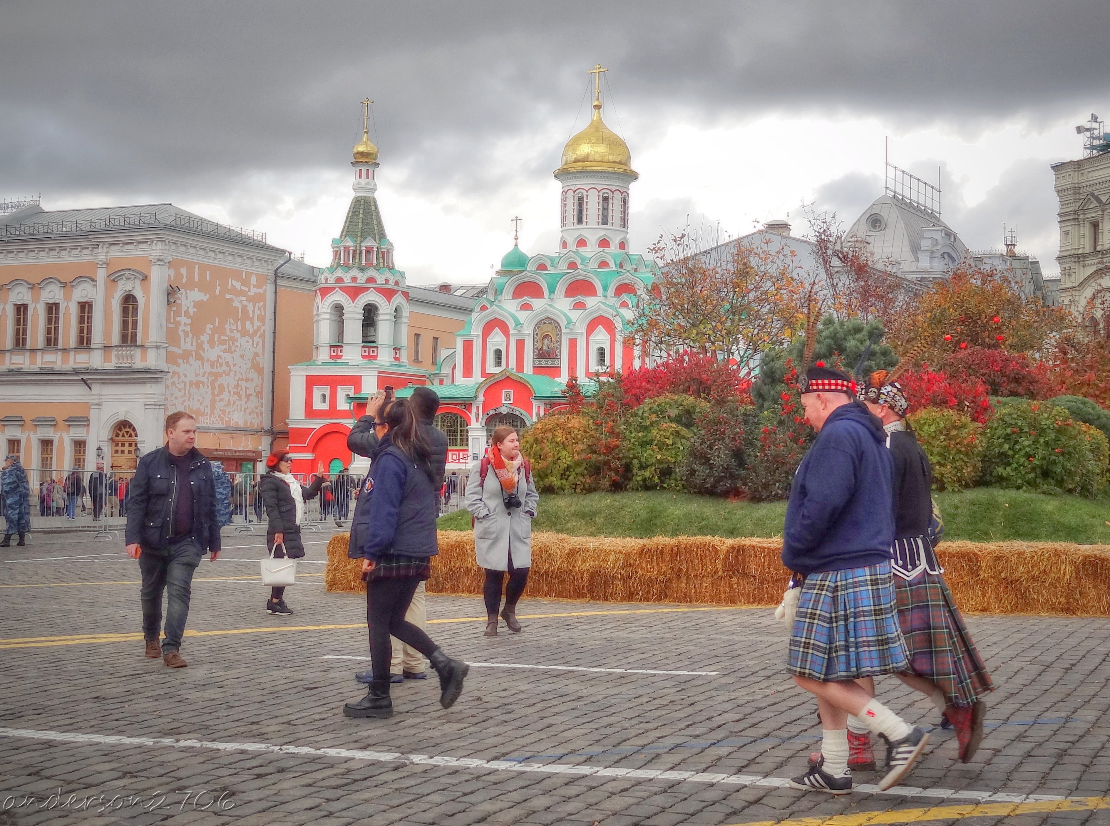 осень на красной площади