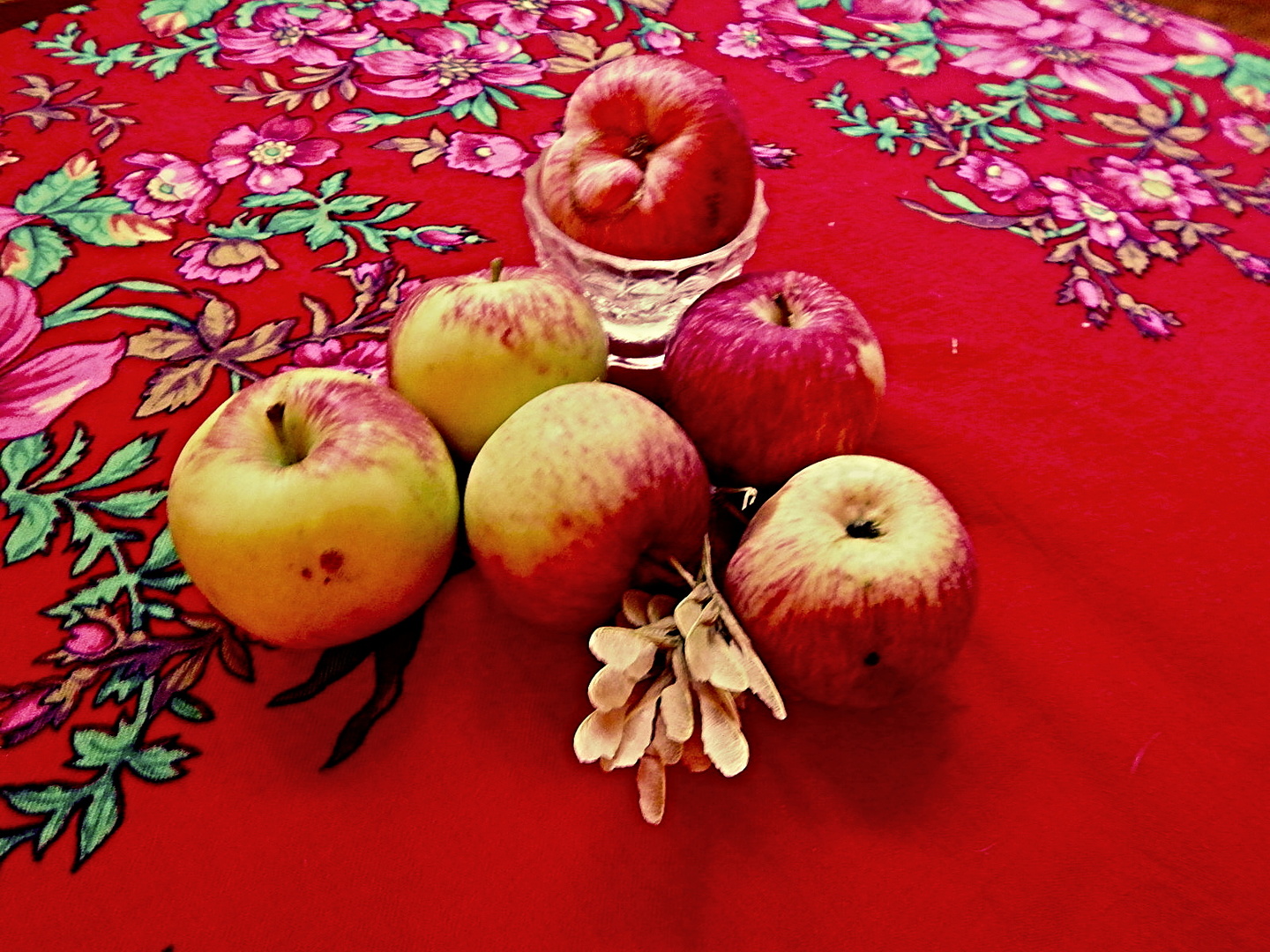 Платок яблоки. Яблоки в платочках. Яблочки в платочках красиво для украшения. Конкурсы с яблоками. Яблоки на платке фото.
