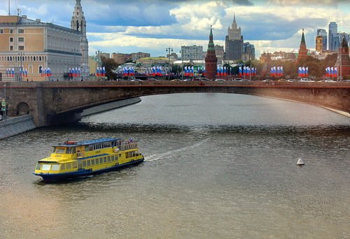 пароходик по Москве -реке