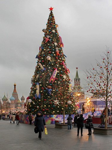 елка на Красной площади
