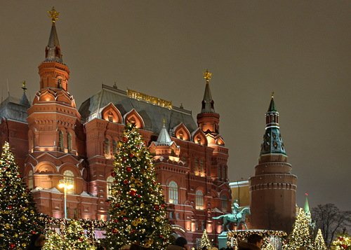 полюбоваться красотой Новогодней Москвы