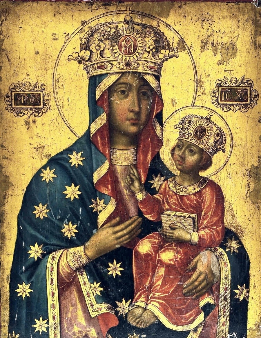 Озерянская икона Божией Матери. 1734 год.