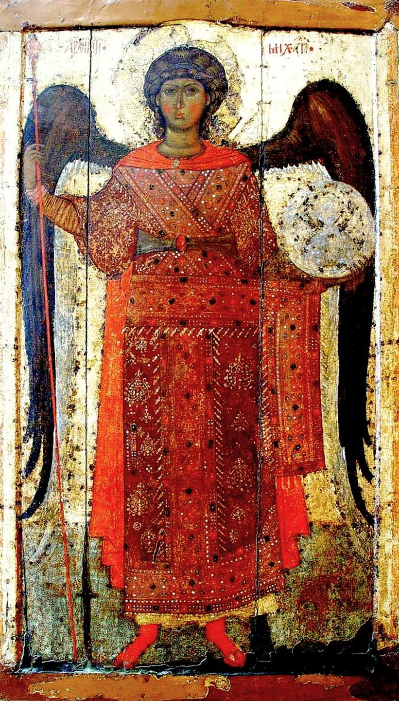 Архистратиг Михаил. Икона. Ярославль, около 1300 года.