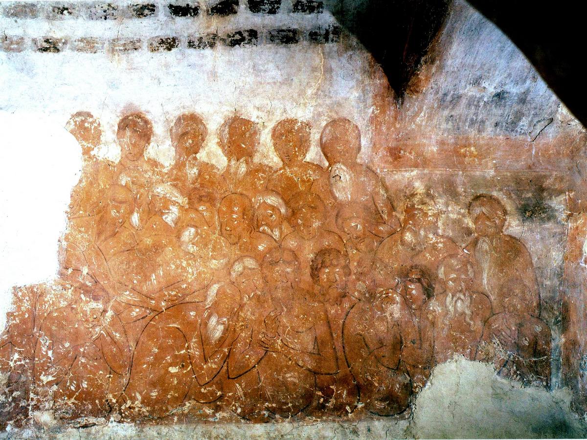 Сегодня 40 святых. 40 Святых мучеников Севастийских. Сорок мучеников Севастийских фреска. Сорок мучеников Севастийских икона.