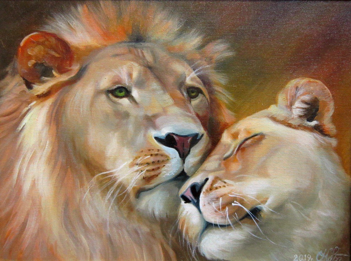 Картина два Льва