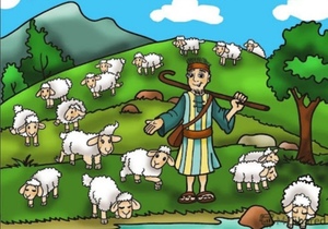 Пастухи и овцы
