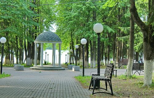 в парке