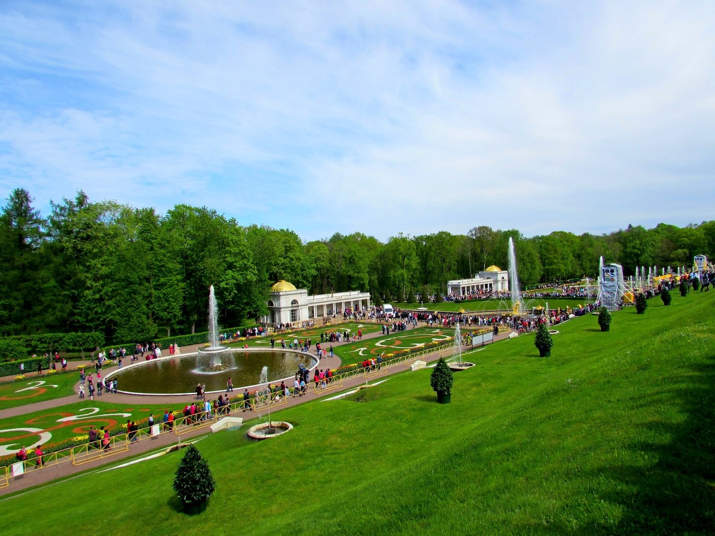 Лабиринт в петергофе в нижнем парке фото