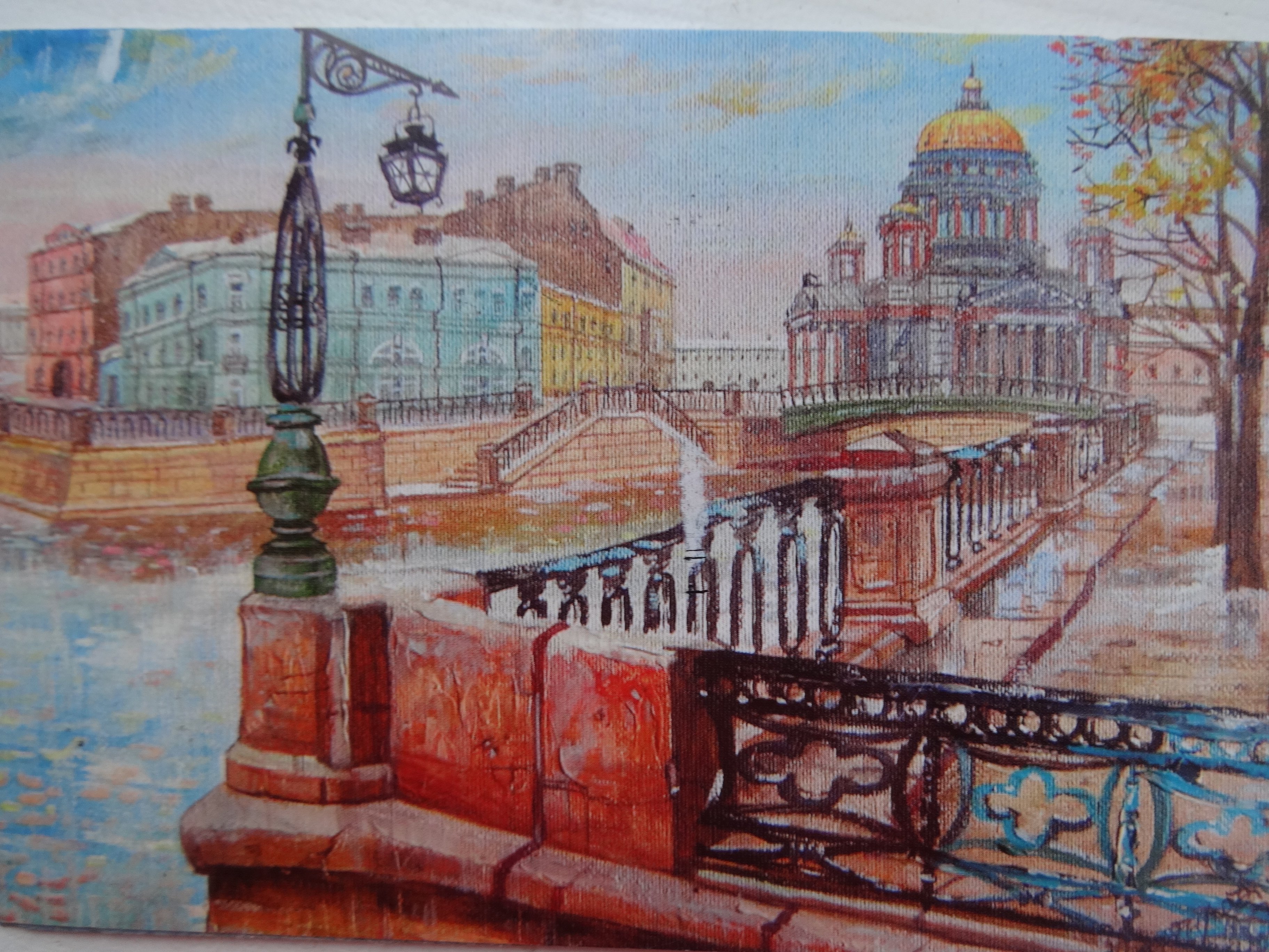 Вечерний Петербург рисунок