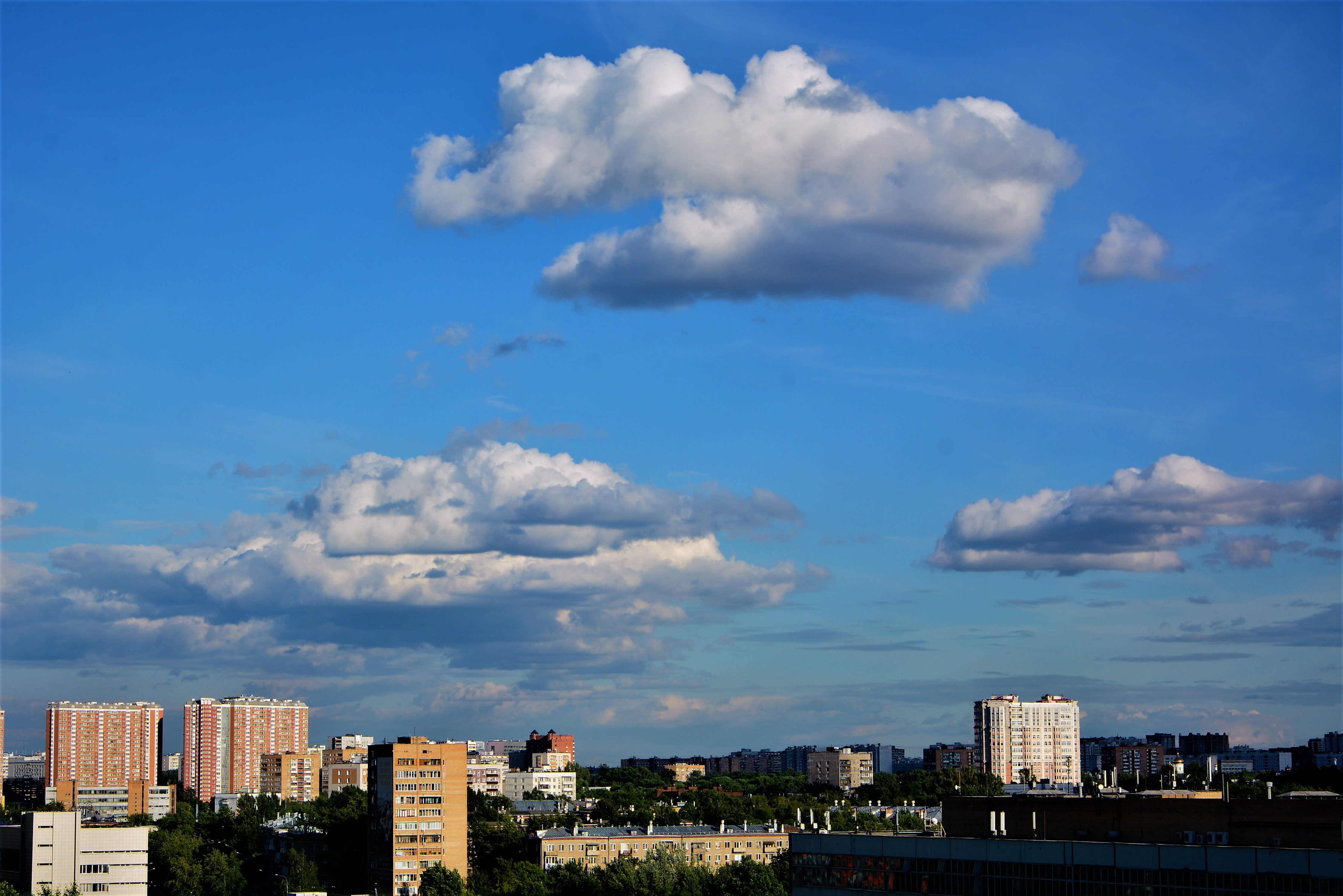 облака в москве