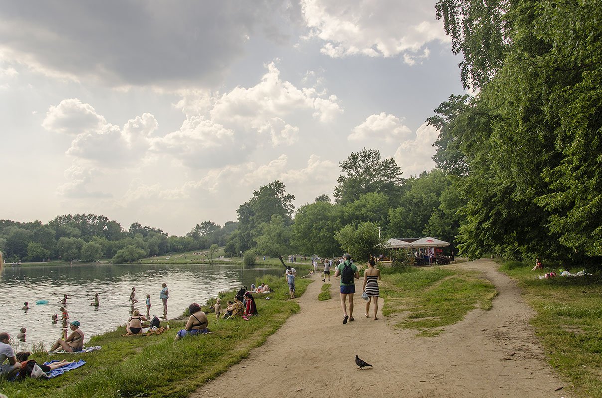 Парк в кузьминках фото лето