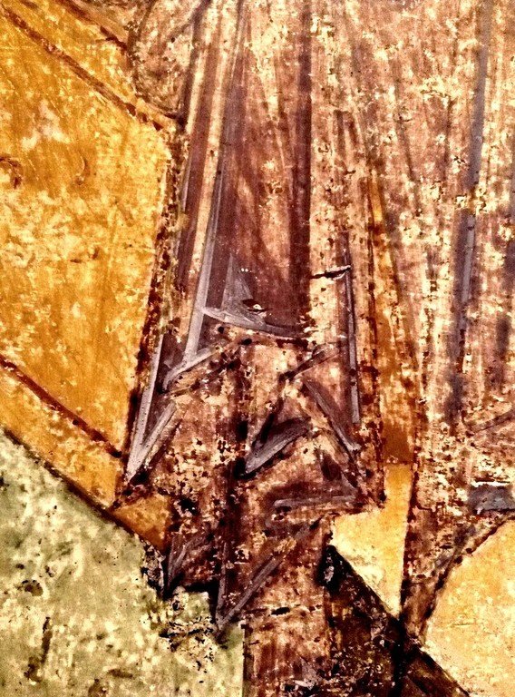 Пресвятая Троица. Икона Преподобного Андрея Рублёва. Около 1409 - 1412 годов. Фрагмент. Пресвятая Троица. Икона Преподобного Андрея Рублёва. Около 1409 - 1412 годов. Фрагмент.
