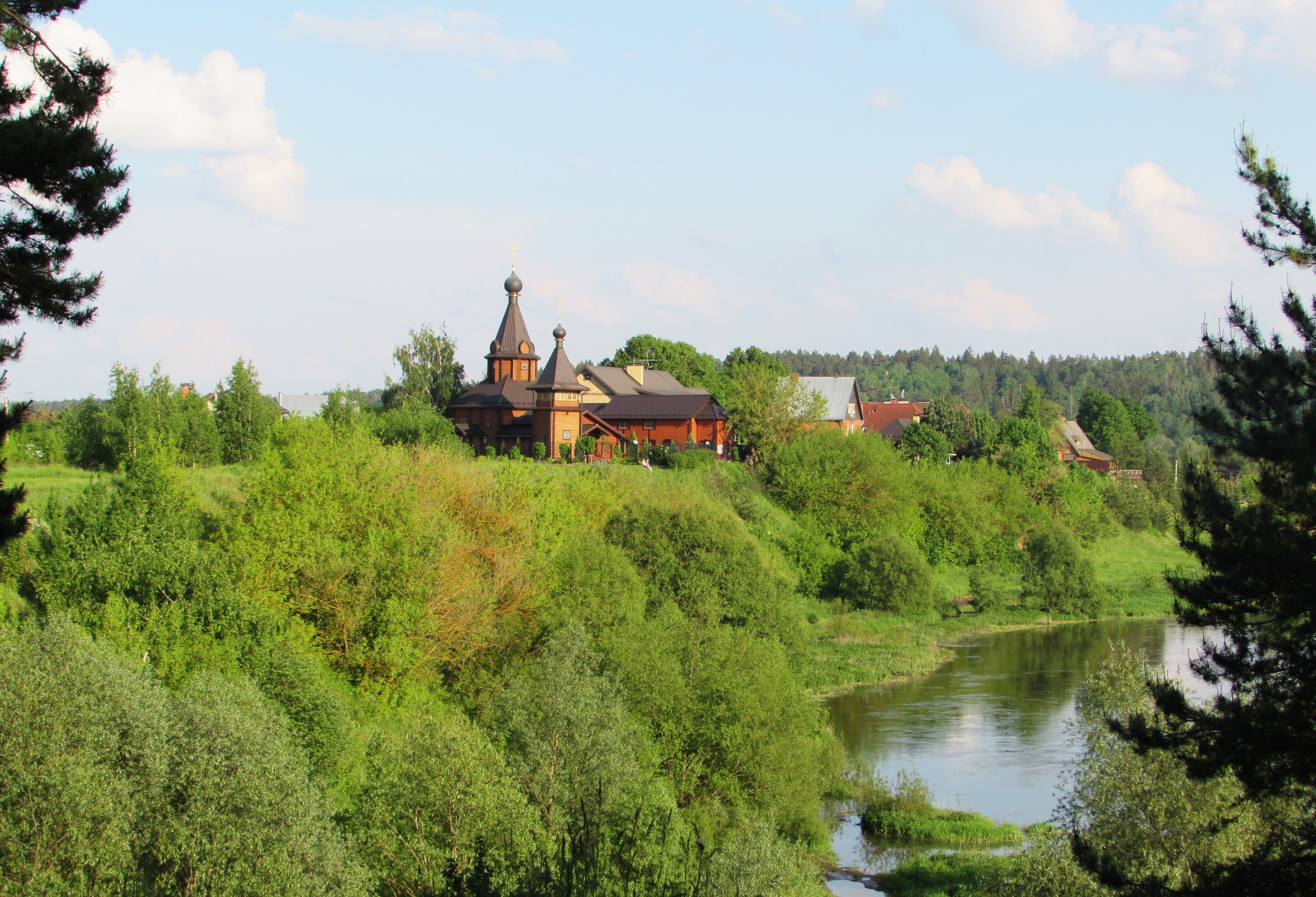 москва река в звенигороде