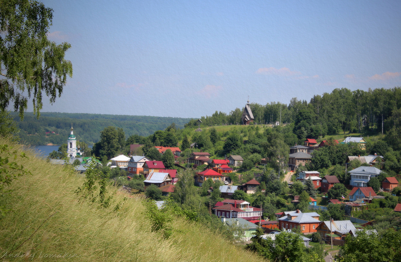 Погода в плесе ивановской. Поселок новый Плес.