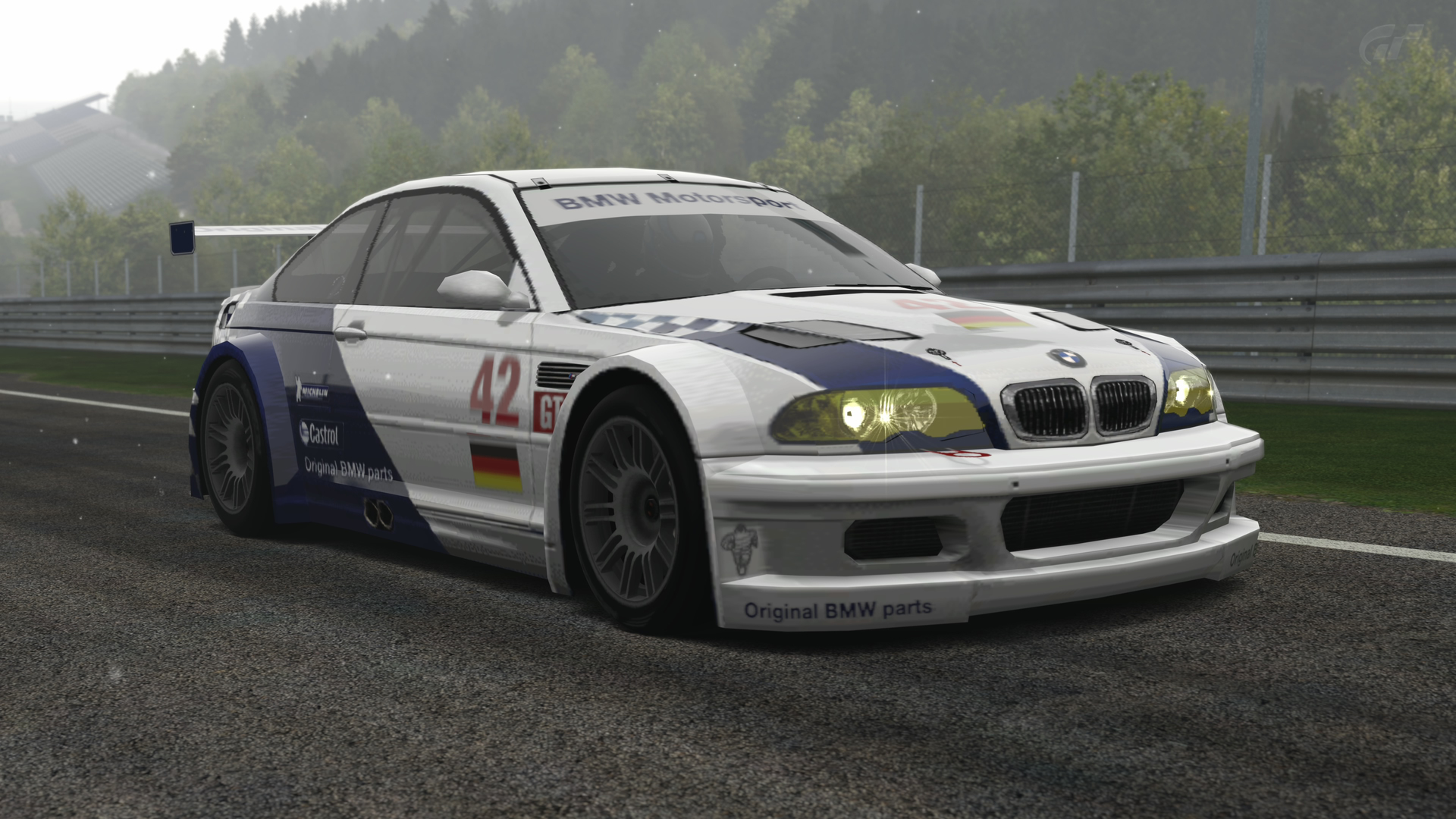 BMW m3 GTR Race car