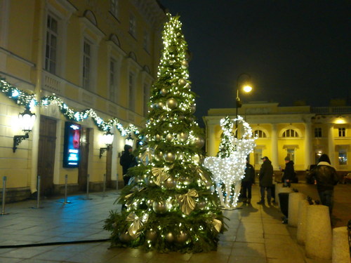 Елка в городе