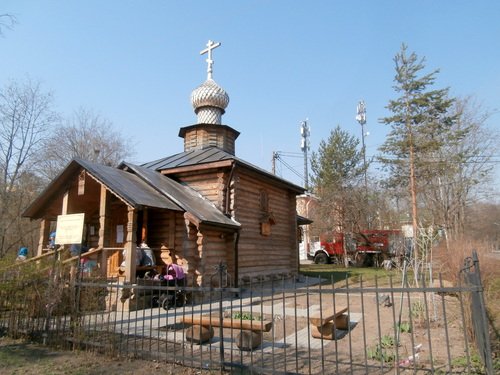 Церковь, на территории пожарной части