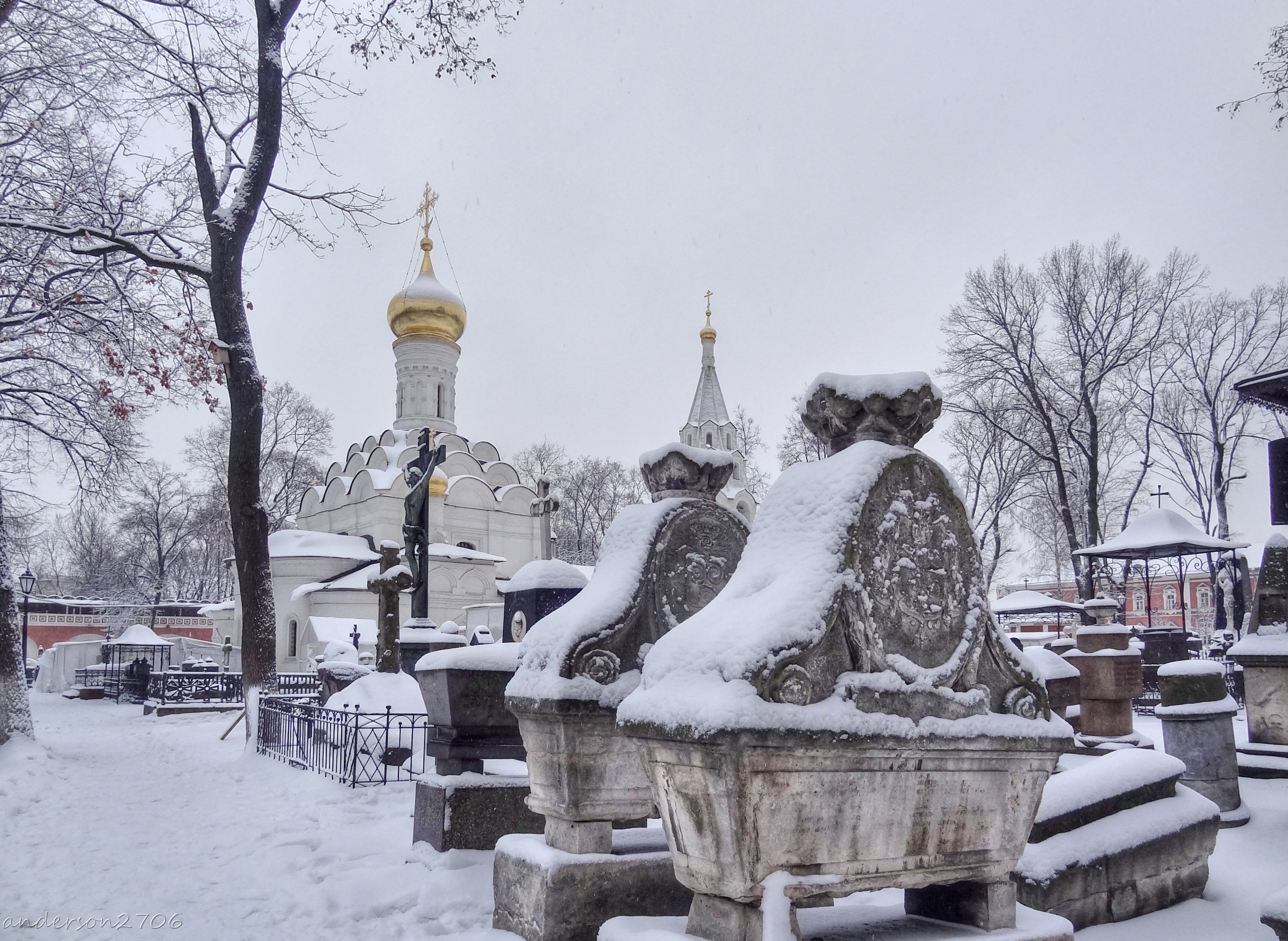 Донской монастырь зимой фото