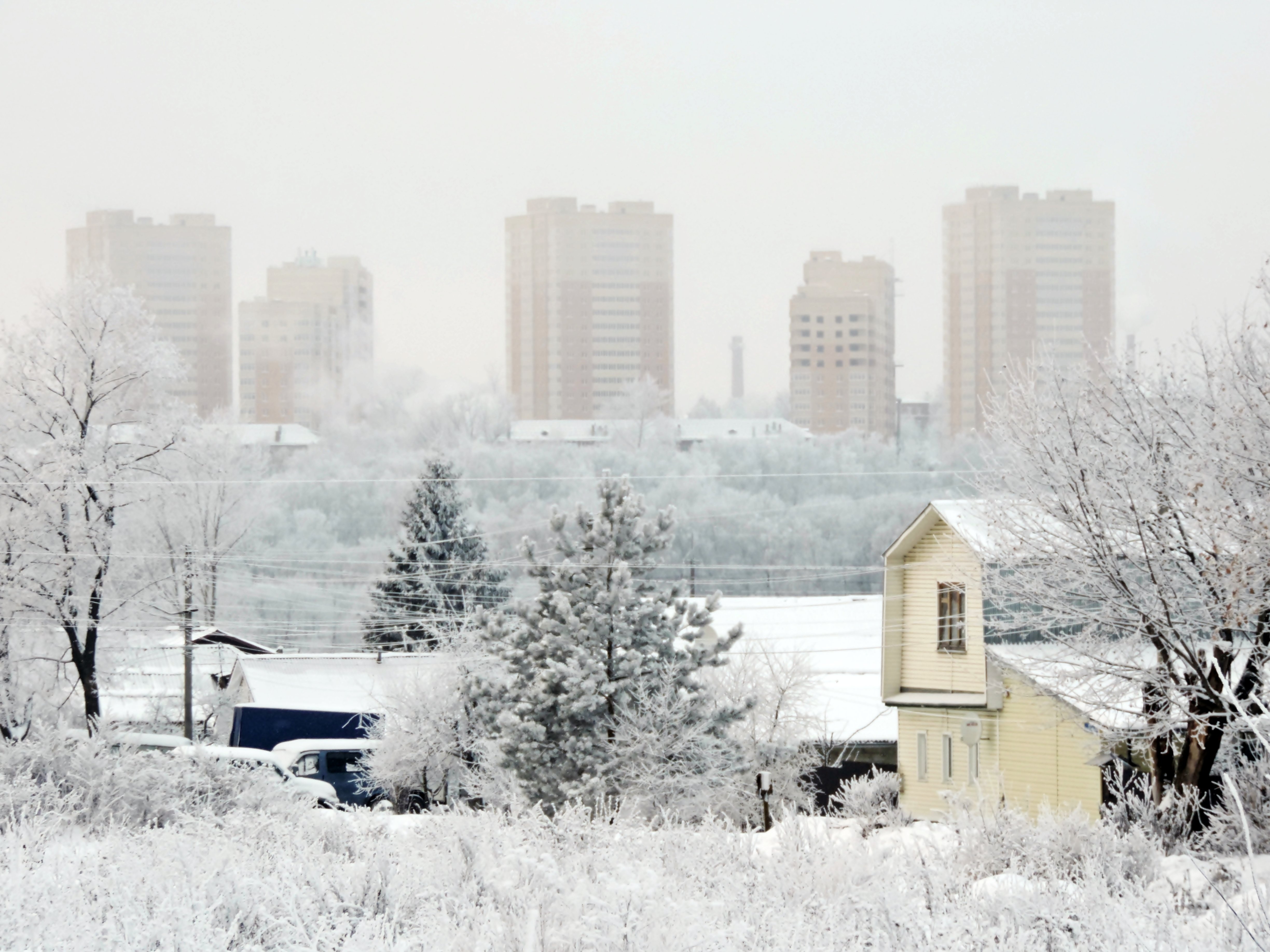 Зима В Городе Фото Красивые