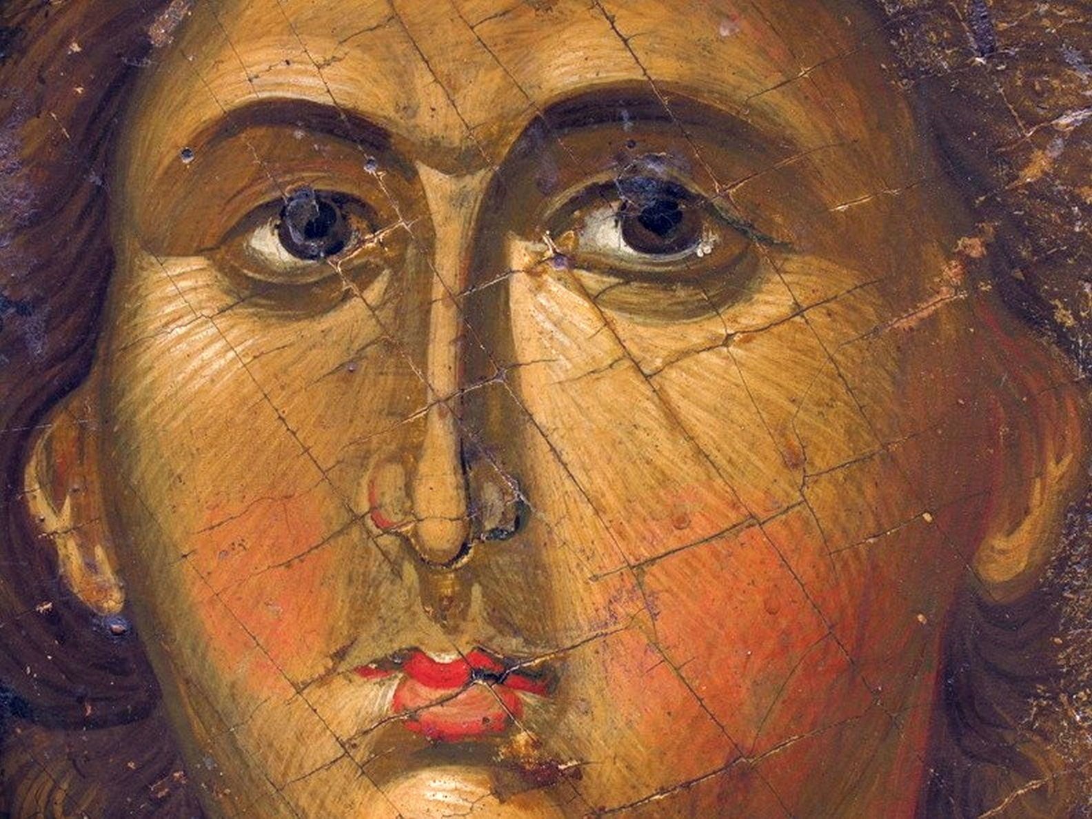 Икона Архангел Михаил Византийский музей Афины