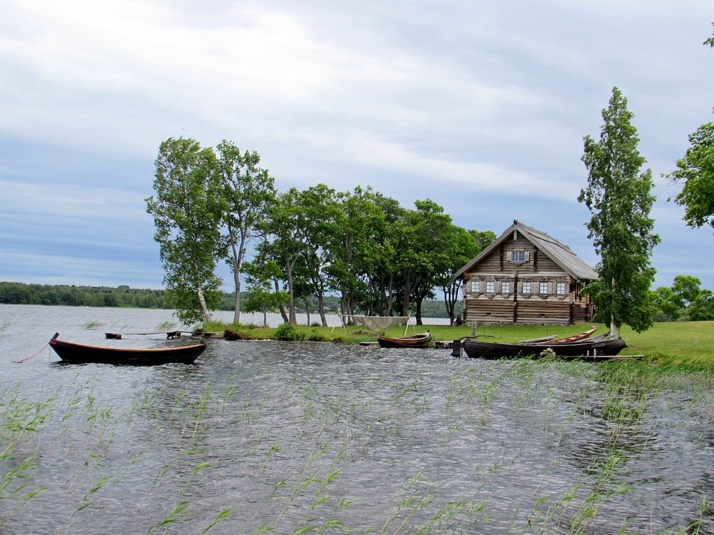  Онежское озеро. Дом Серова 1874г.