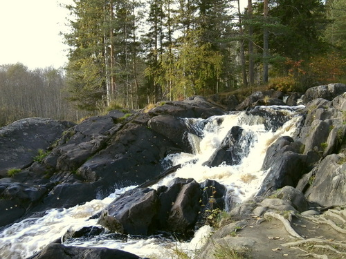 Карельский водопад
