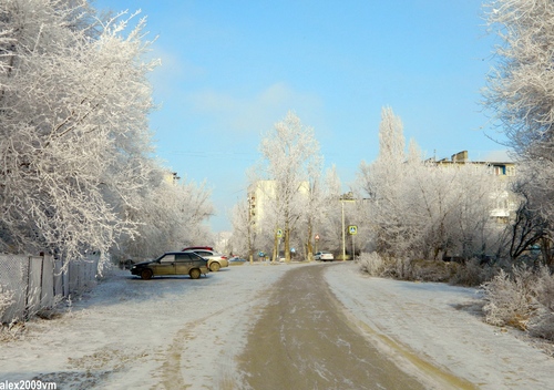 Зима, январь и всё белым-бело!