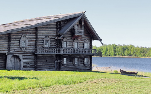 крестьянский дом в Кижах