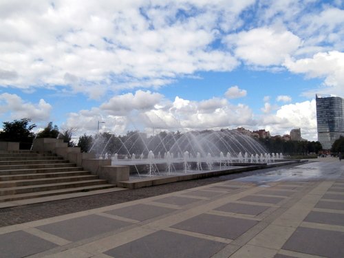 Главный фонтан парка