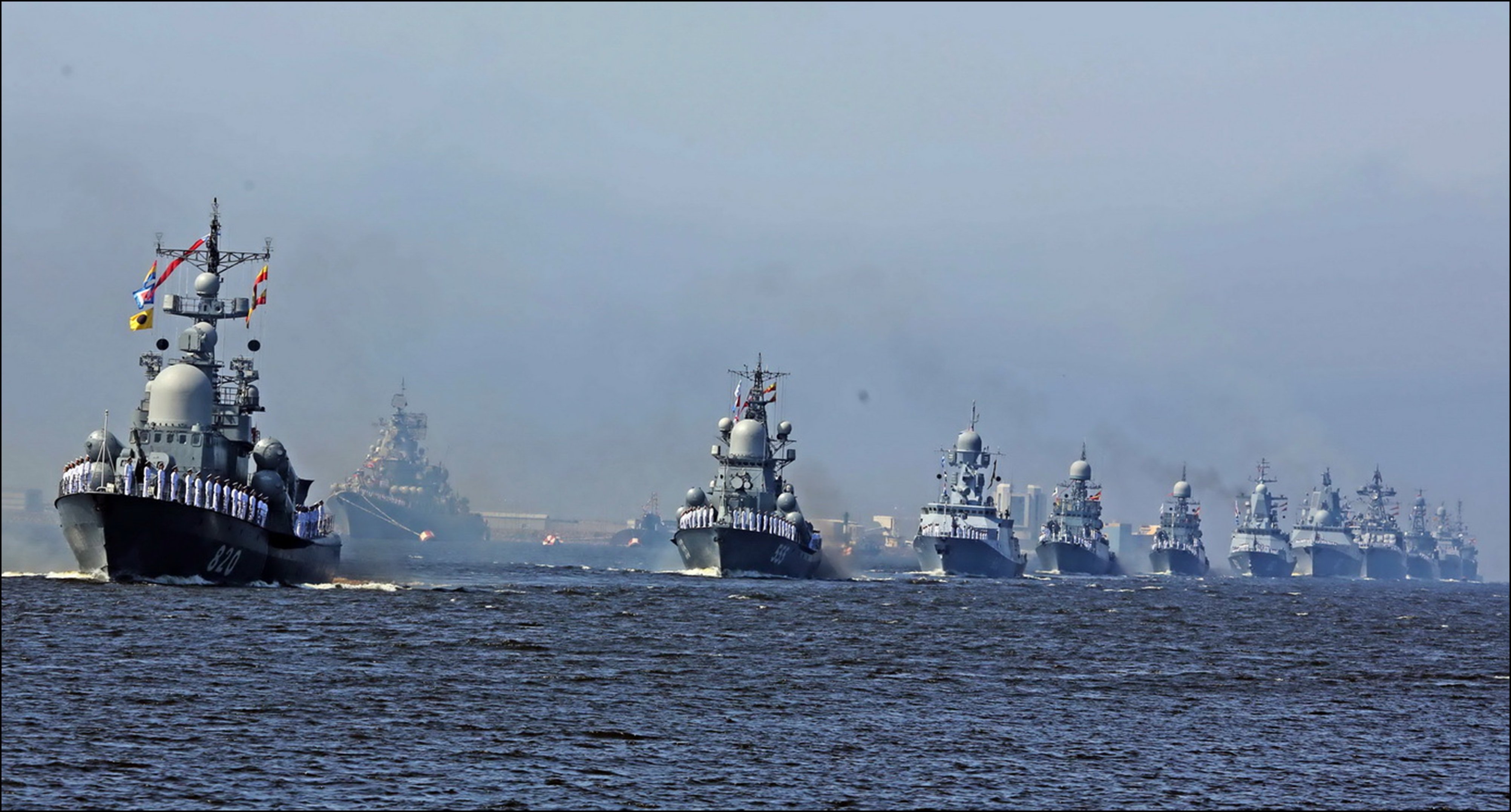 Парад ВМФ Владивосток Петр Великий