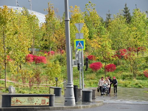 В парке Зарядье